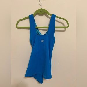 Lululemon Colbat Blue Crisscross tank top